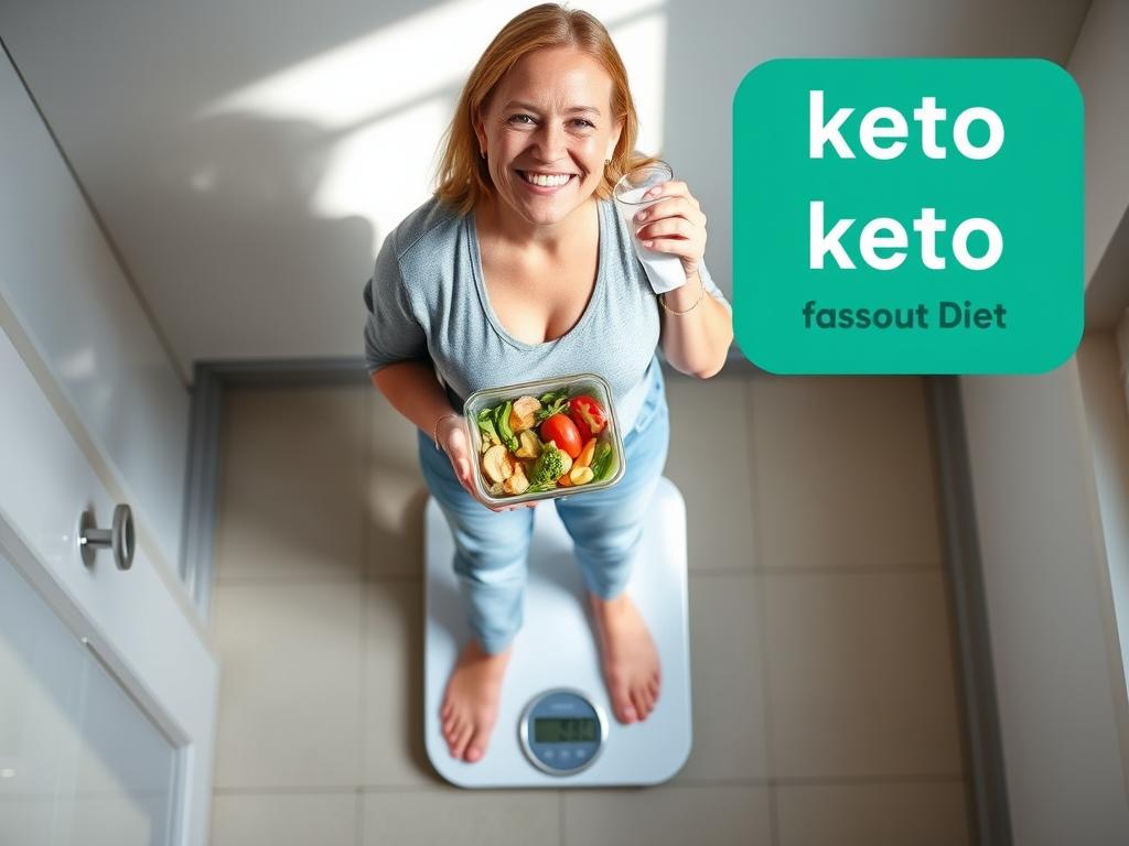 How to Start Keto Diet: A Step-by-Step Guide for Beginners 3 Person measuring weight loss results on a scale while following the keto diet
