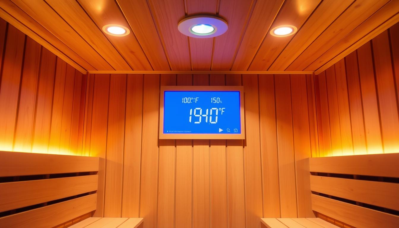 infrared sauna temperature range