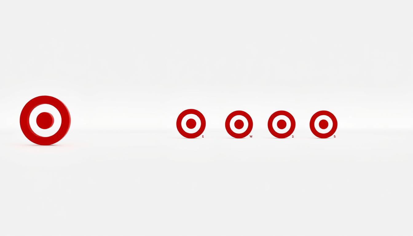 Target logo evolution stages