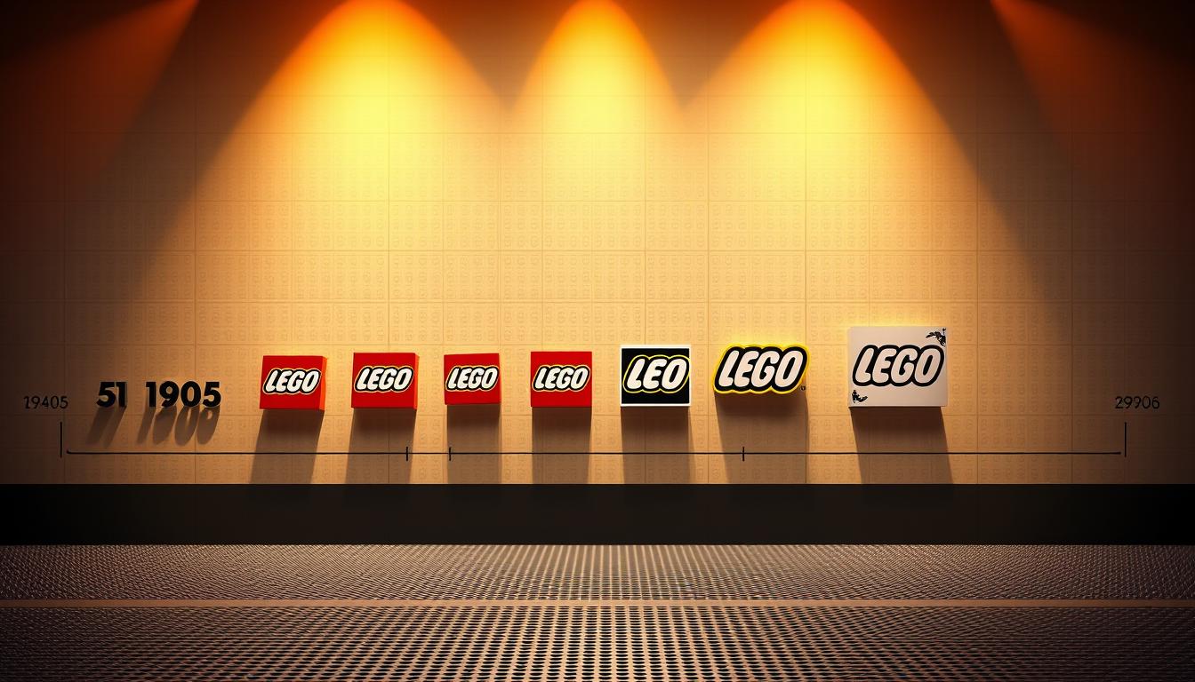 evolution of lego logo