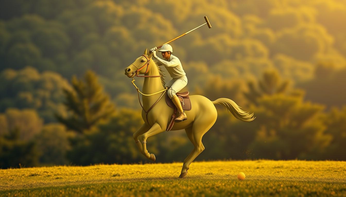 polo player emblem design