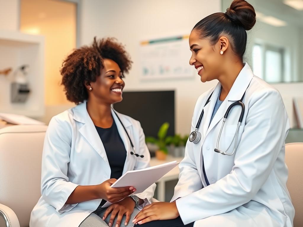 Doctor providing primary care services at Miami Gardens clinic