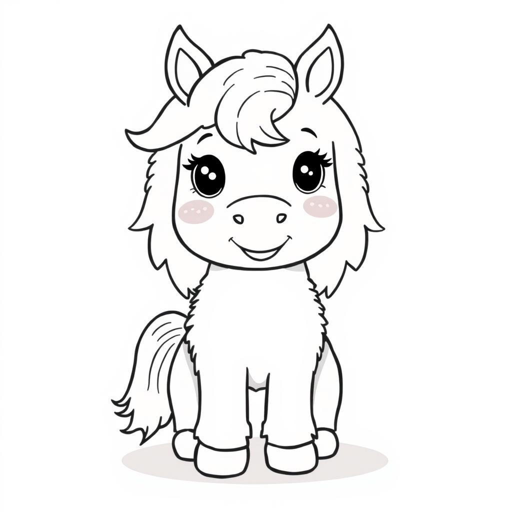 coloring ponies for kids