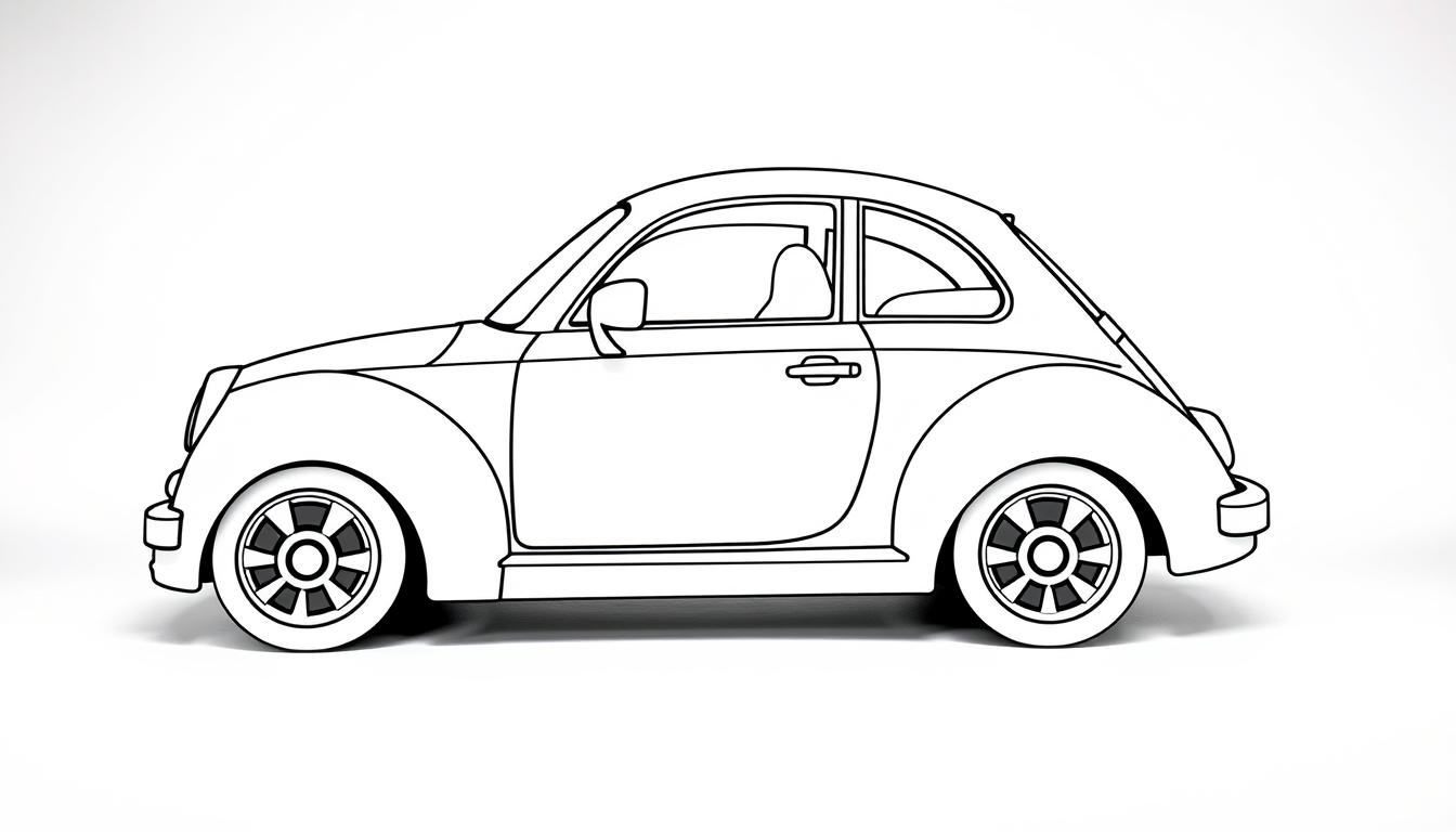 mewarnai mobil kartun