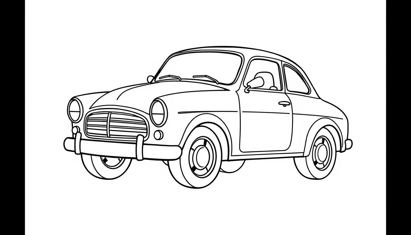 coloring car for kids