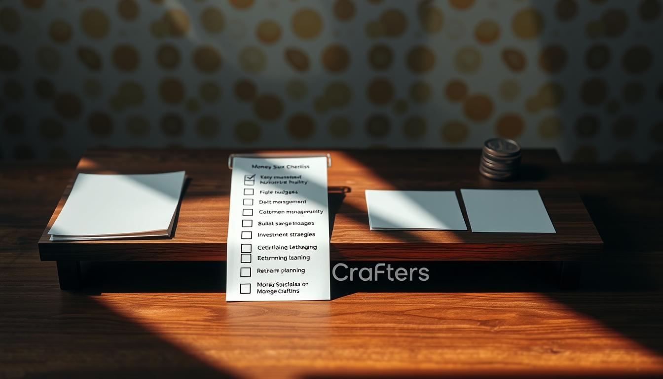financial checklist table