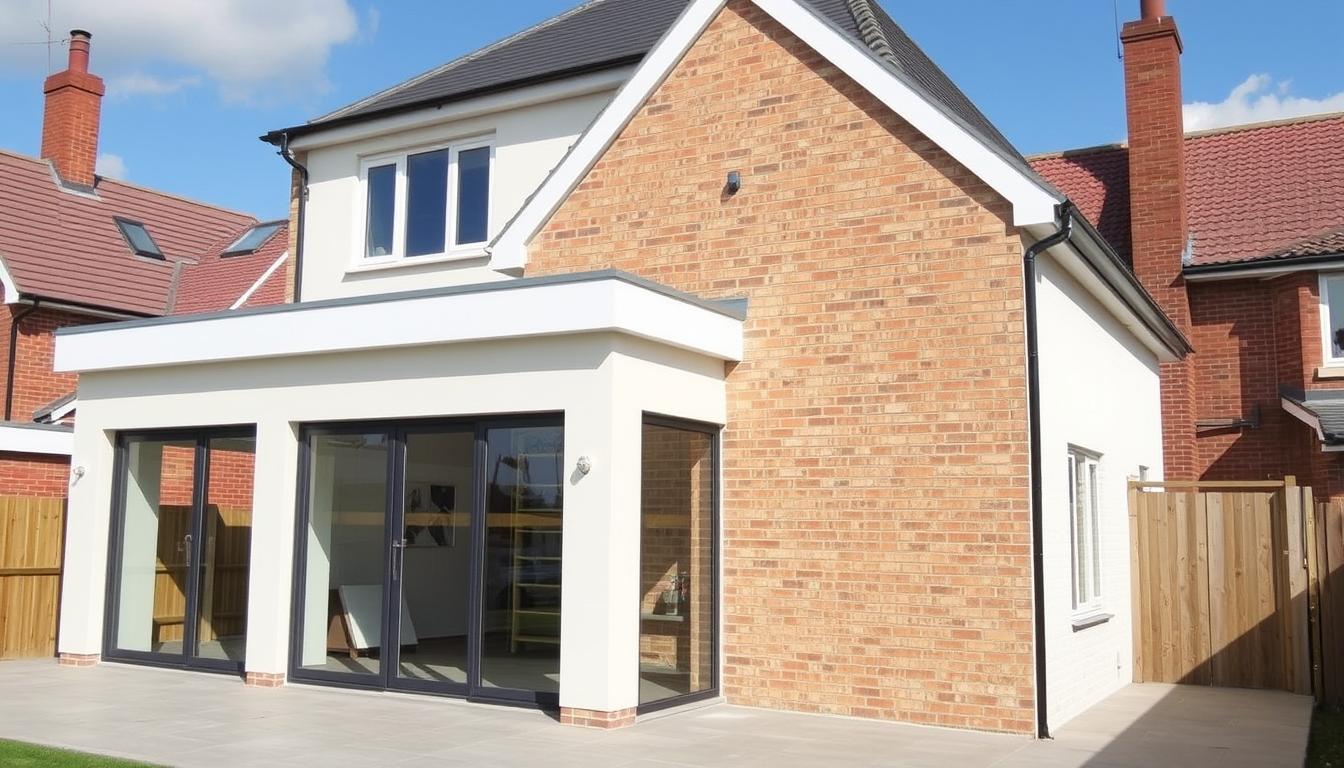 Completed extension project with party wall agreement in place