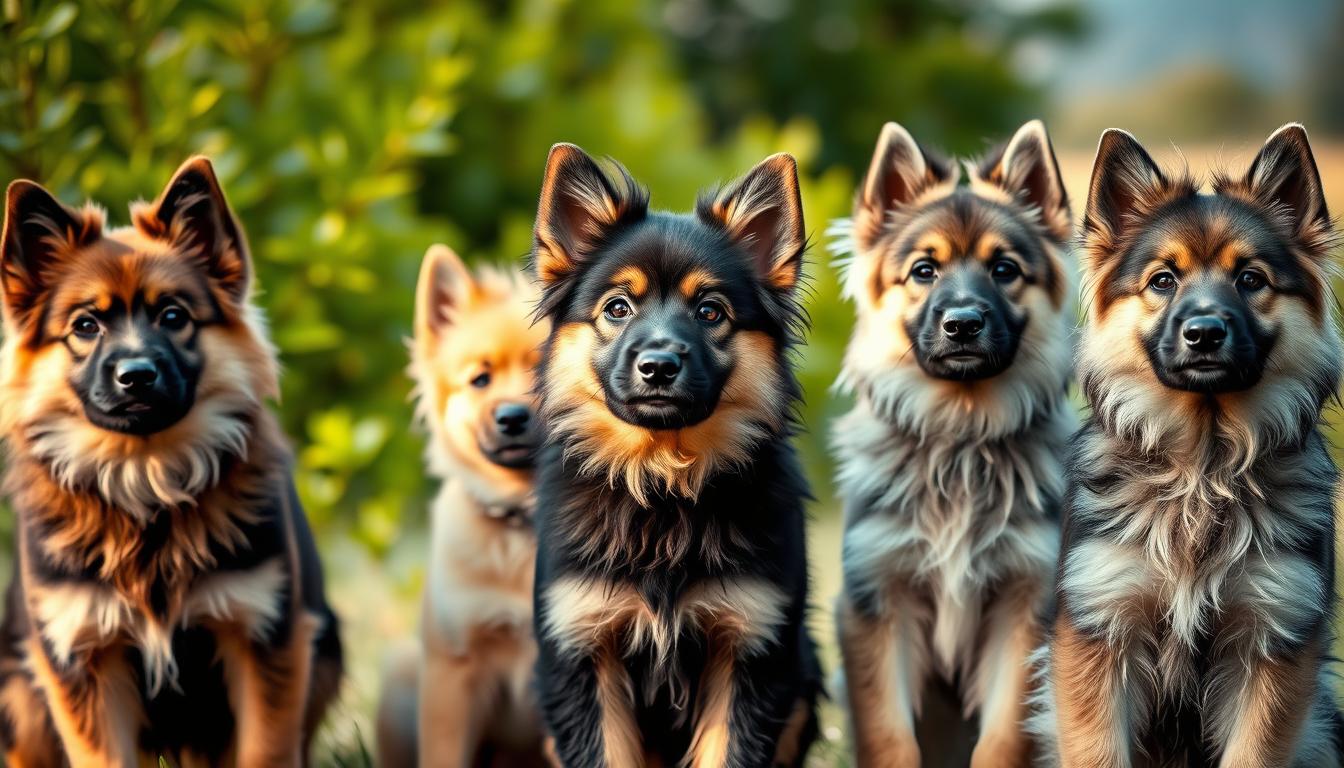 small dog breeds that look like german shepherds