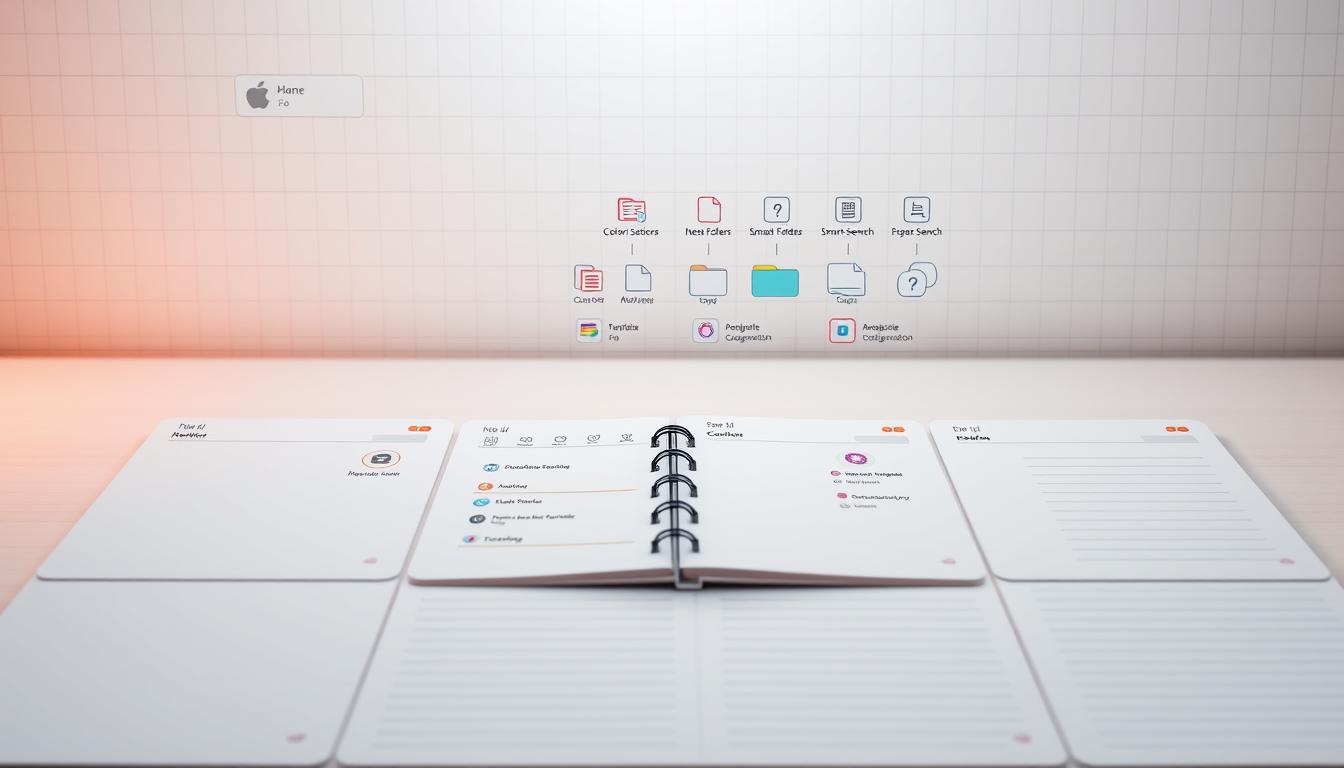 digital notebook organization features