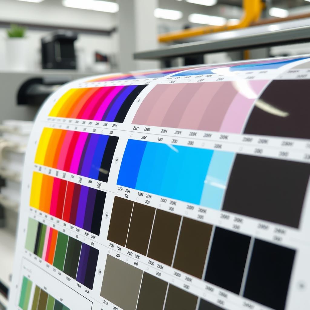 Color control strips for print density monitoring in Singapore