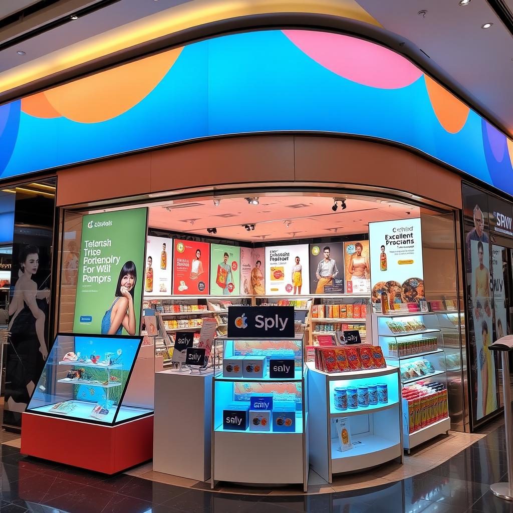 Retail marketing materials with optimal print density in Singapore