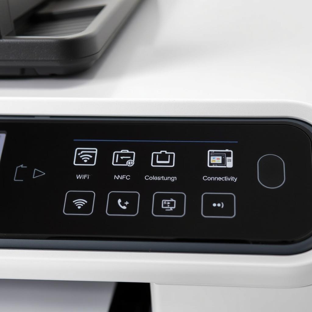 Modern printer with wireless connectivity options