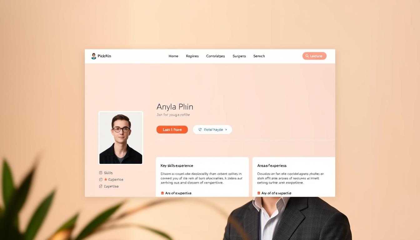freelance profile example