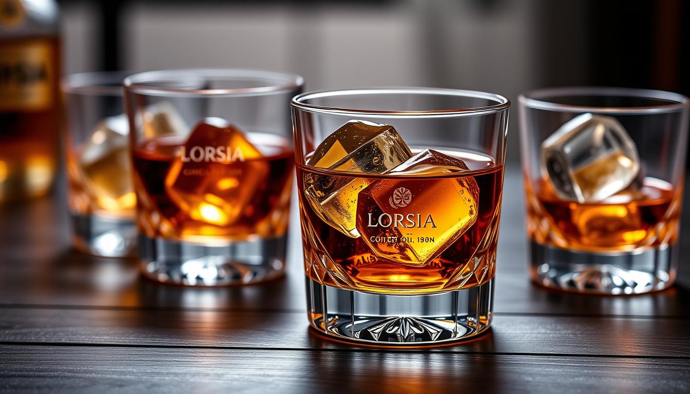 LORSIA premium whiskey glasses