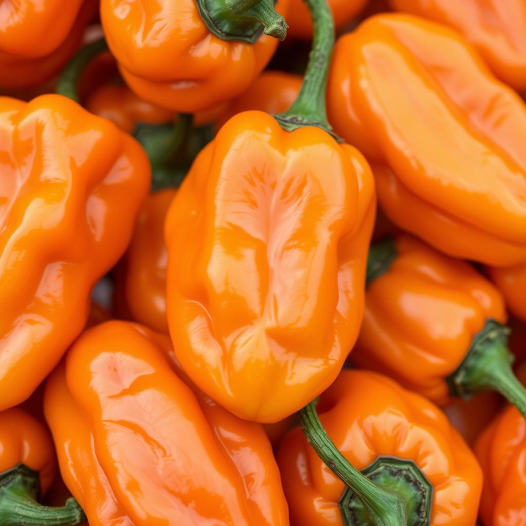 Habanero Chilis mit extrem hohem Schärfegrad