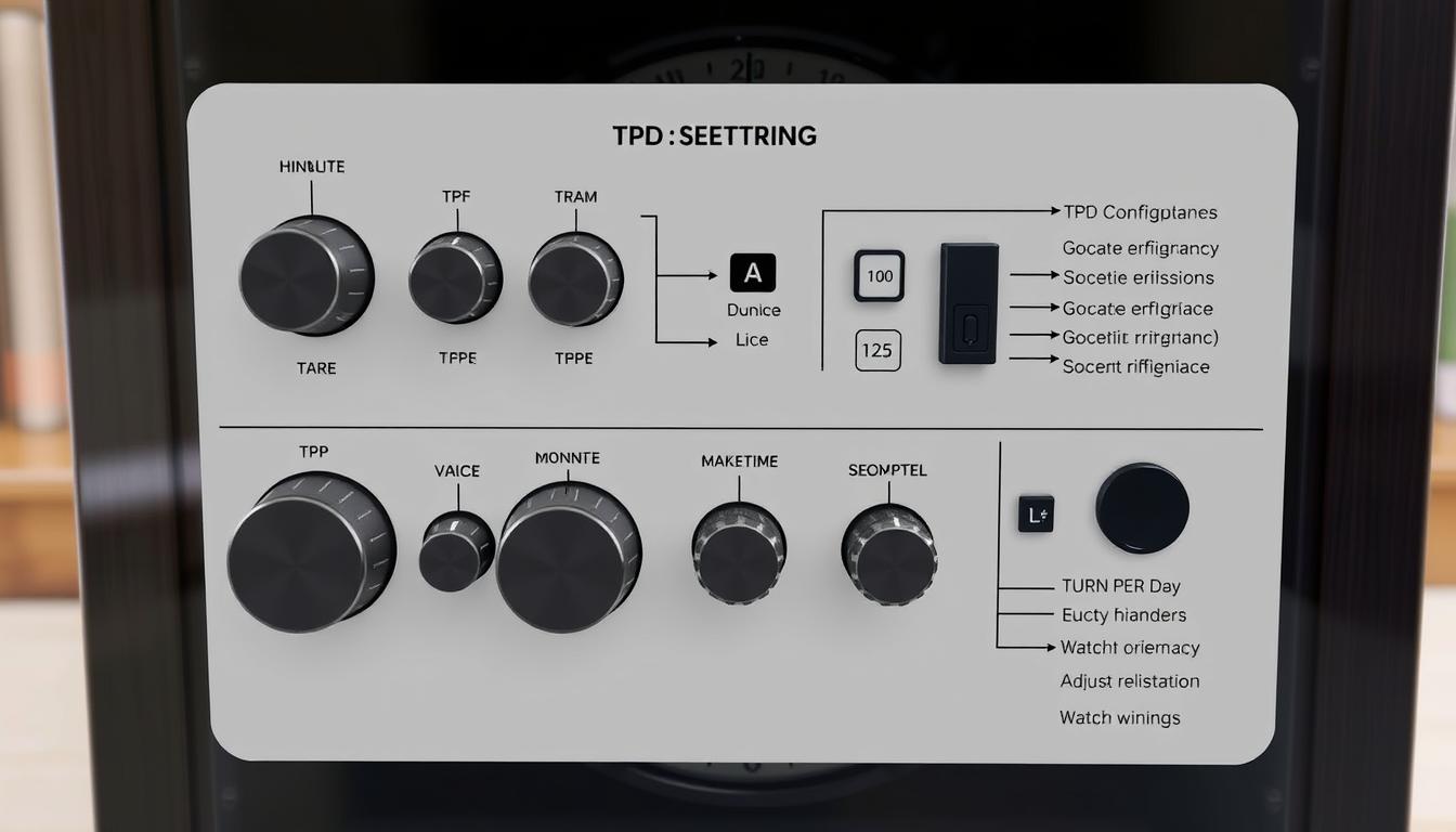 Selecting the Ideal TPD Setting: A Comprehensive Guide 2 watch winder settings TPD configuration