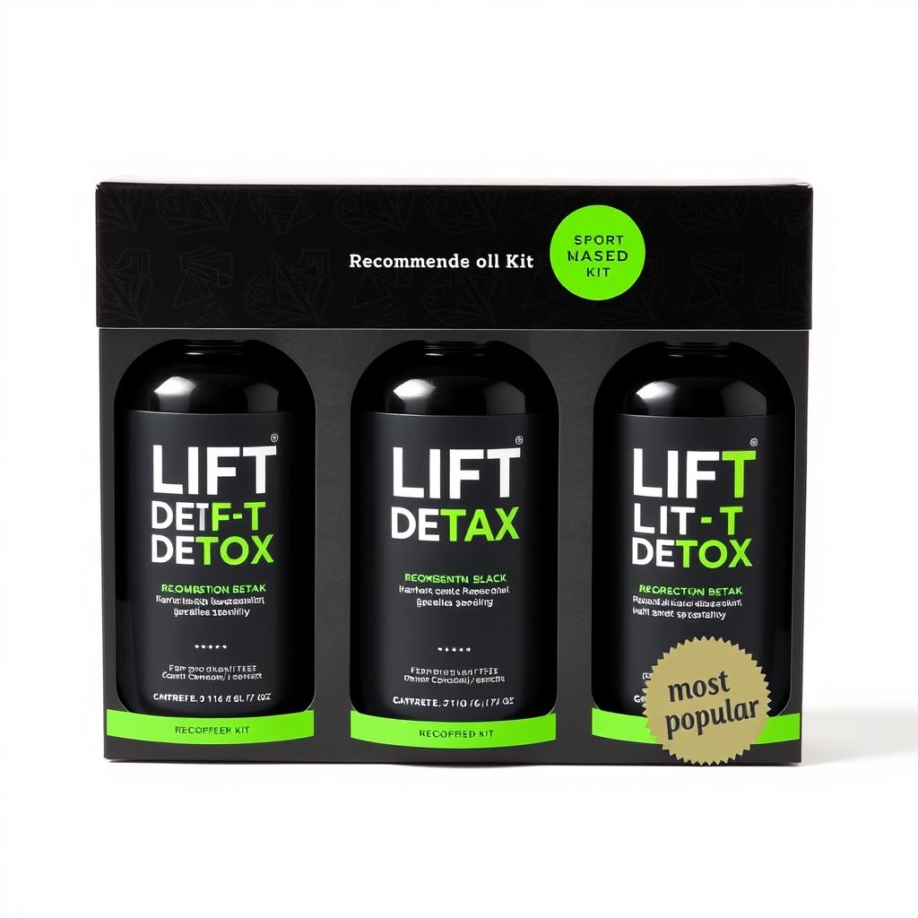 Kit Recomendado Lift Detox Black - 3 frascos