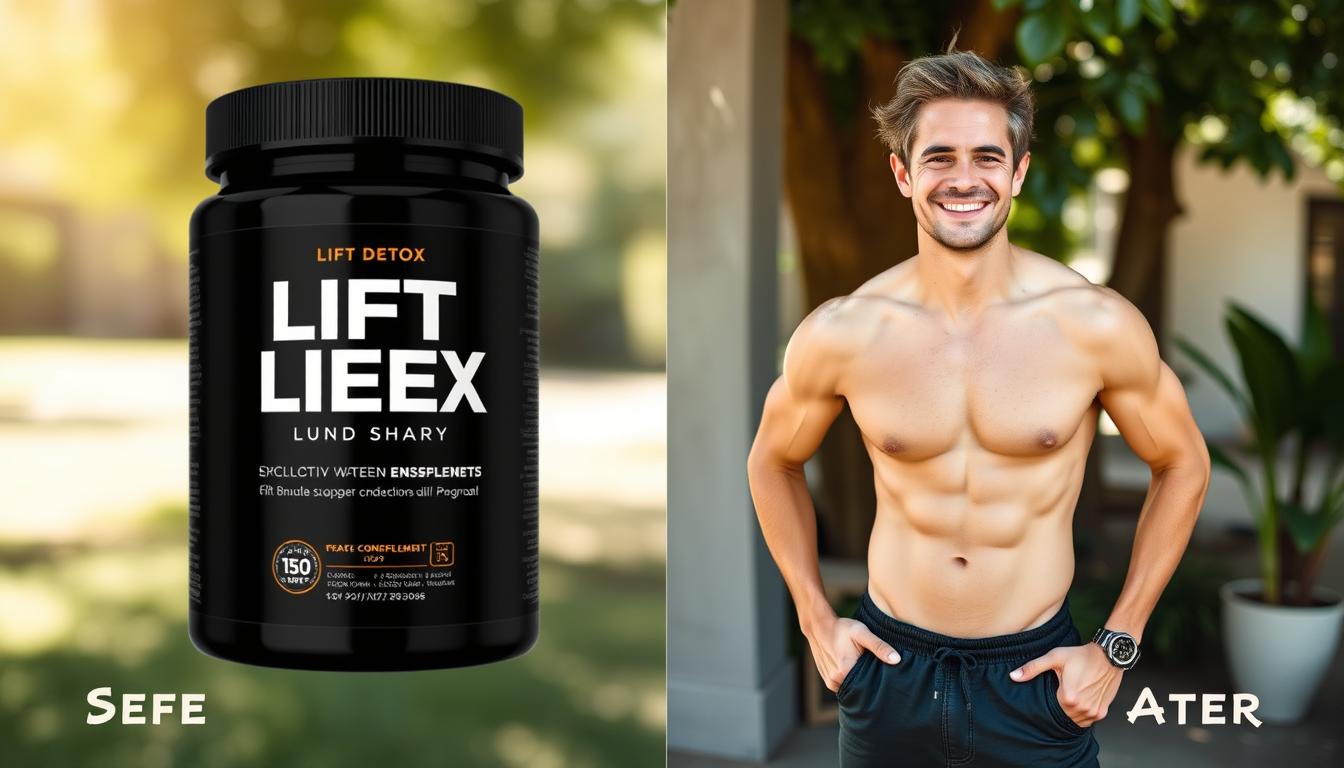 Pessoa feliz e saudável após usar Lift Detox Black