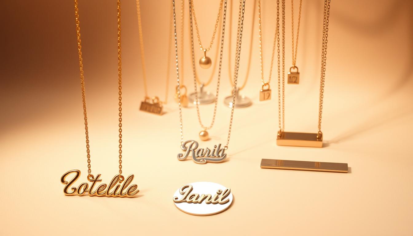 customized name pendants