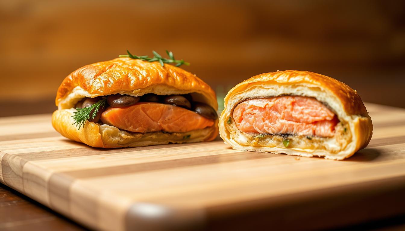 SALMON WELLINGTONS