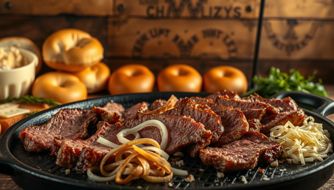 Philly cheesesteak ingredients