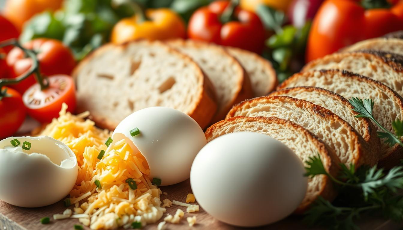 healthy homemade breakfast ingredients