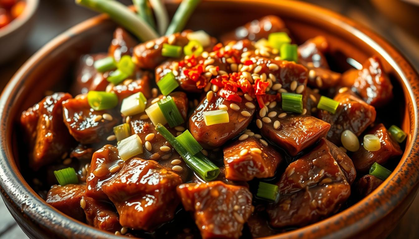 Mongolian Beef Dish