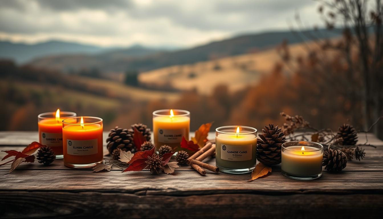 seasonal non-toxic candles