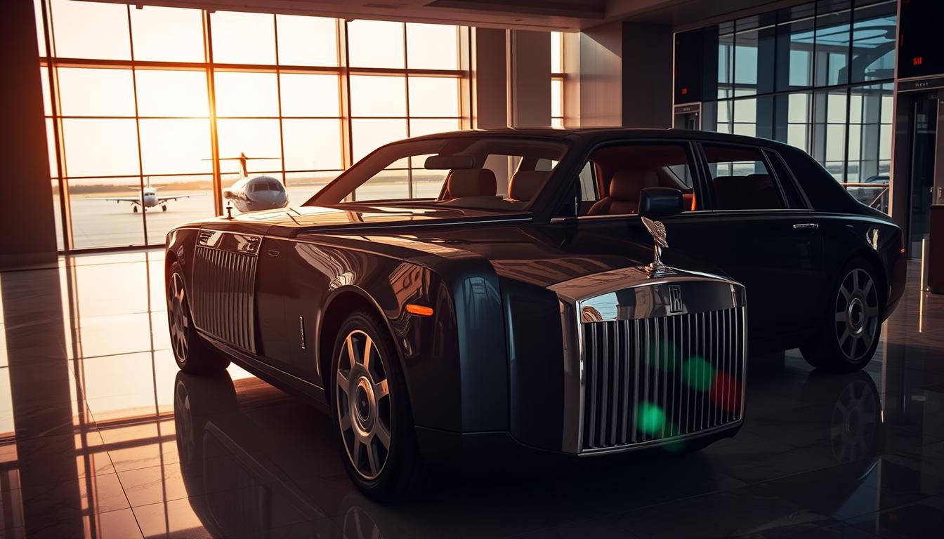 luxury airport transfer dubai rolls royce