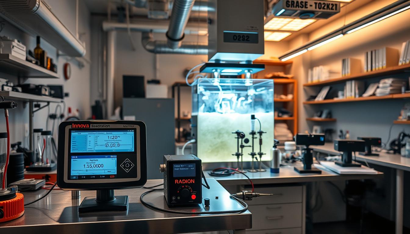 radon detection testing equipment