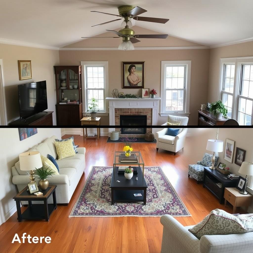 After water damage restoration in Woodstock home