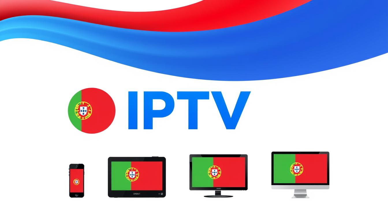 IPTV Portugal: Assista a +10.000 Canais Portugueses e Internacionais em Qualquer Dispositivo 18 Logo do IPTV Portugal com dispositivos compatíveis