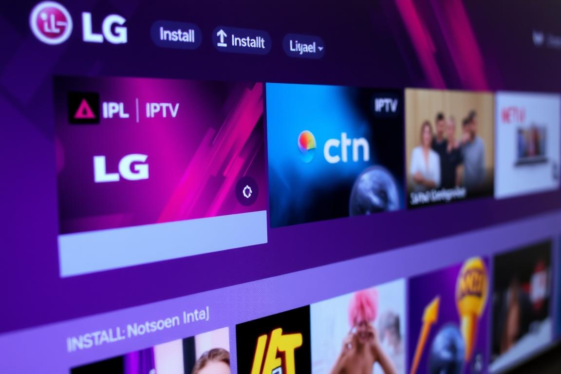 LG Smart TV mit IPTV App Installation beim IPTV kaufen