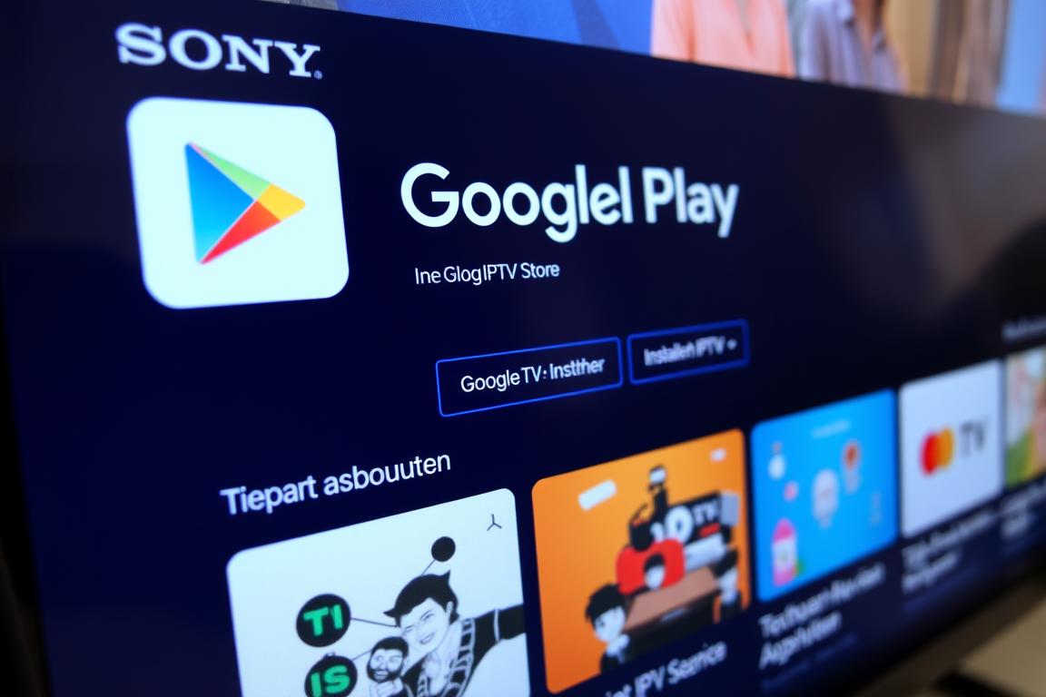 Sony Android TV mit IPTV App Installation beim IPTV kaufen