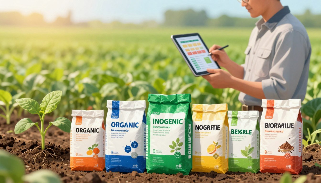 clasificación de fertilizantes