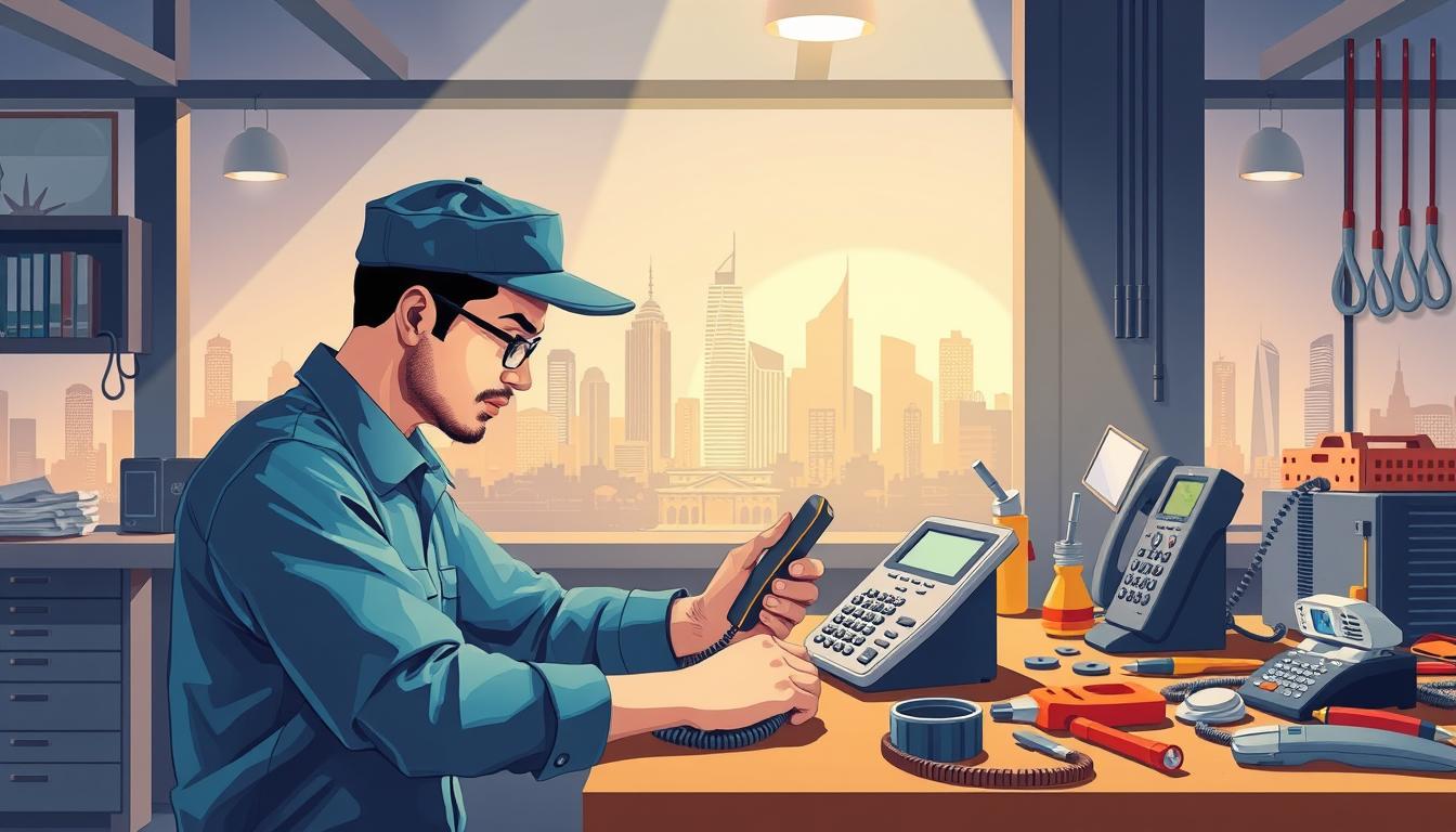 خدمات تركيب وصيانة التليفونات الأرضية في الكويت