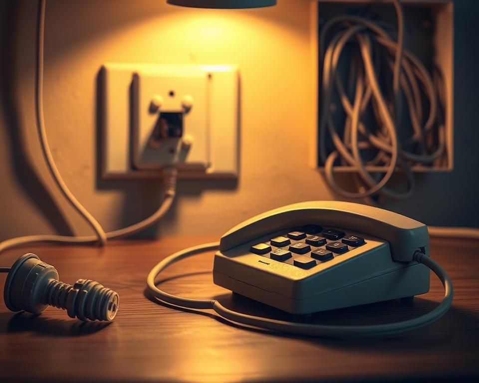 مشاكل التليفونات الأرضية