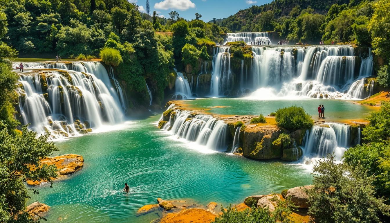 Skradinski Buk waterfall in Krka National Park, Croatia