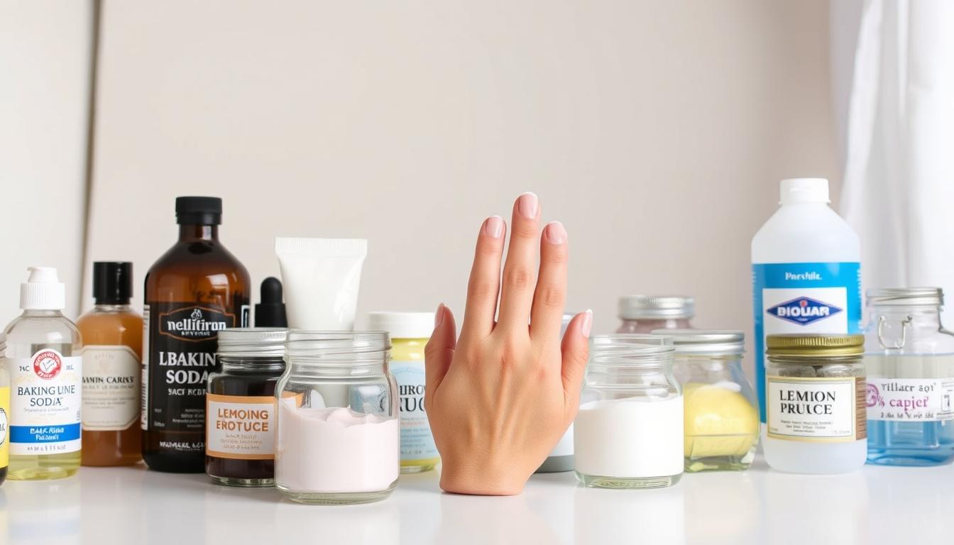 what product may be used to remove nail stains