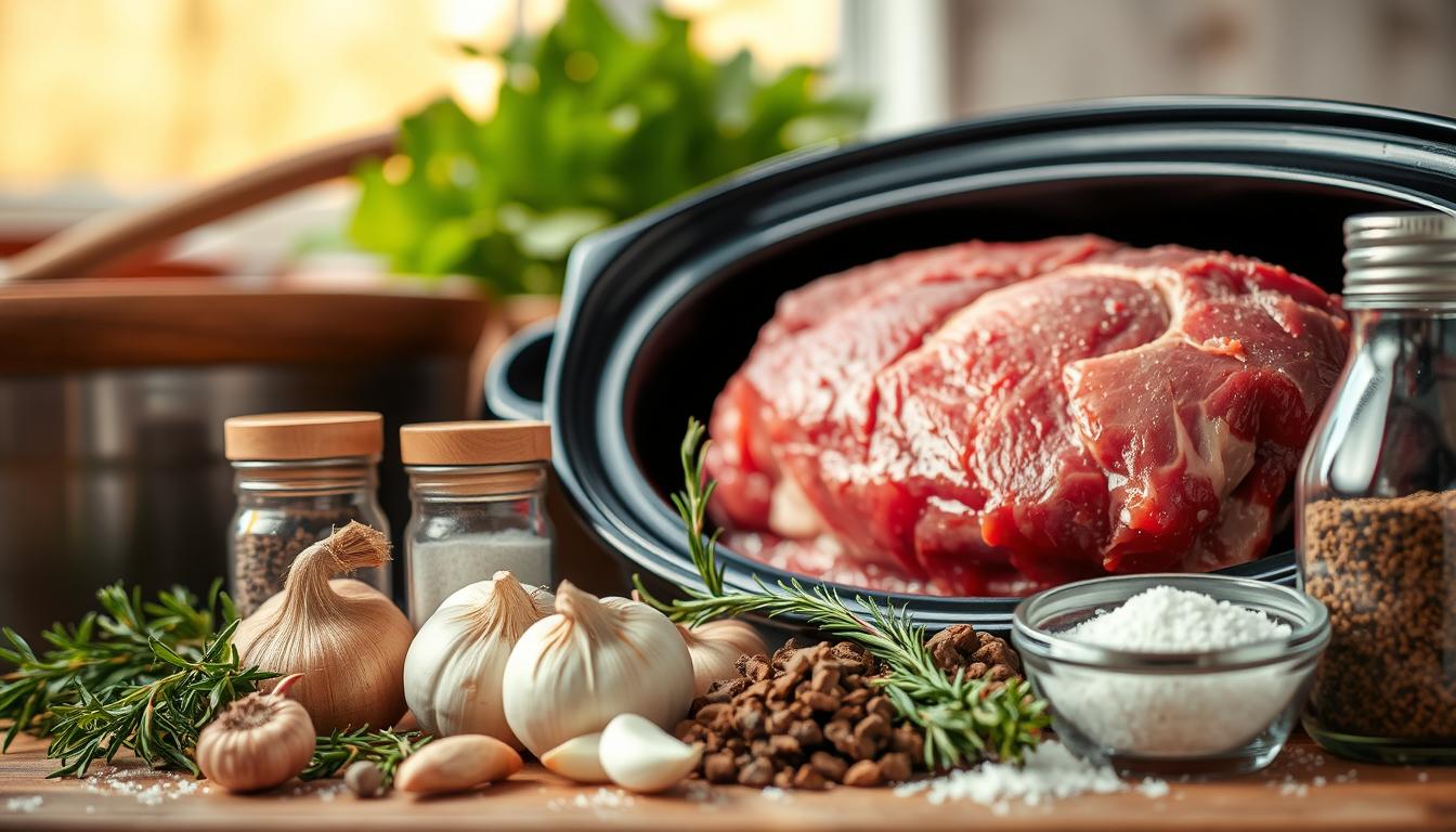 eye of round roast crock pot ingredients