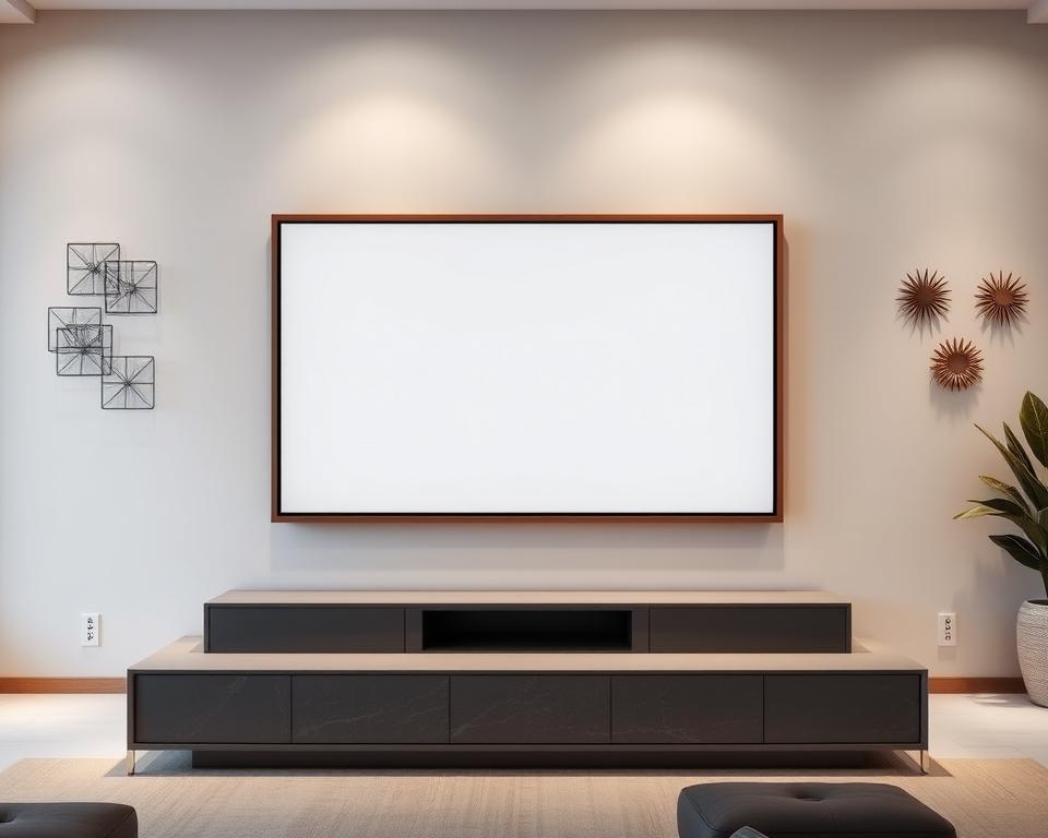 ديكورات شاشات تلفزيون