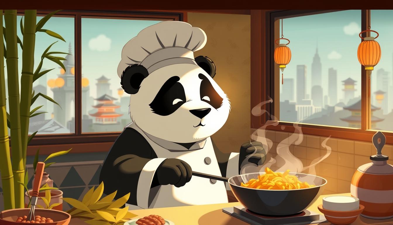 لعبة panda kitchen idle tycoon
