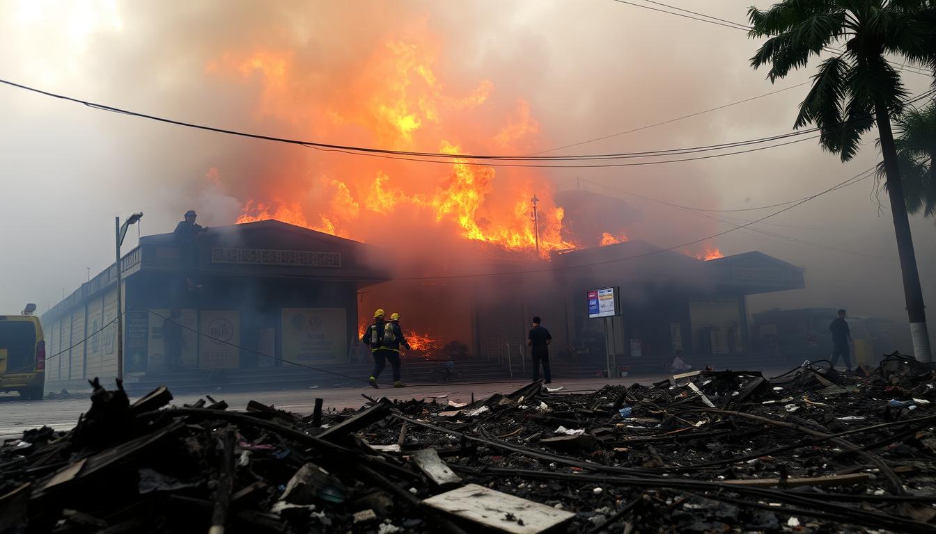 Kebakaran landa ruko di Grogol Petamburan Jakbar