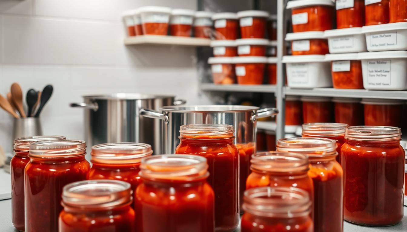 Tomato Sauce Storage Techniques