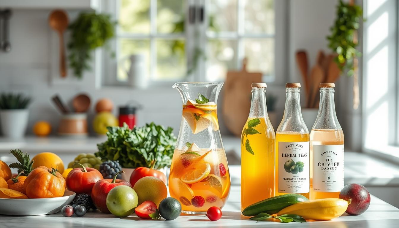 staying hydrated with healthy drinks
