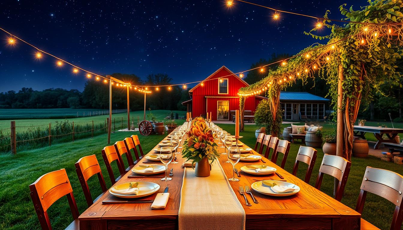 summer farm dinner events US