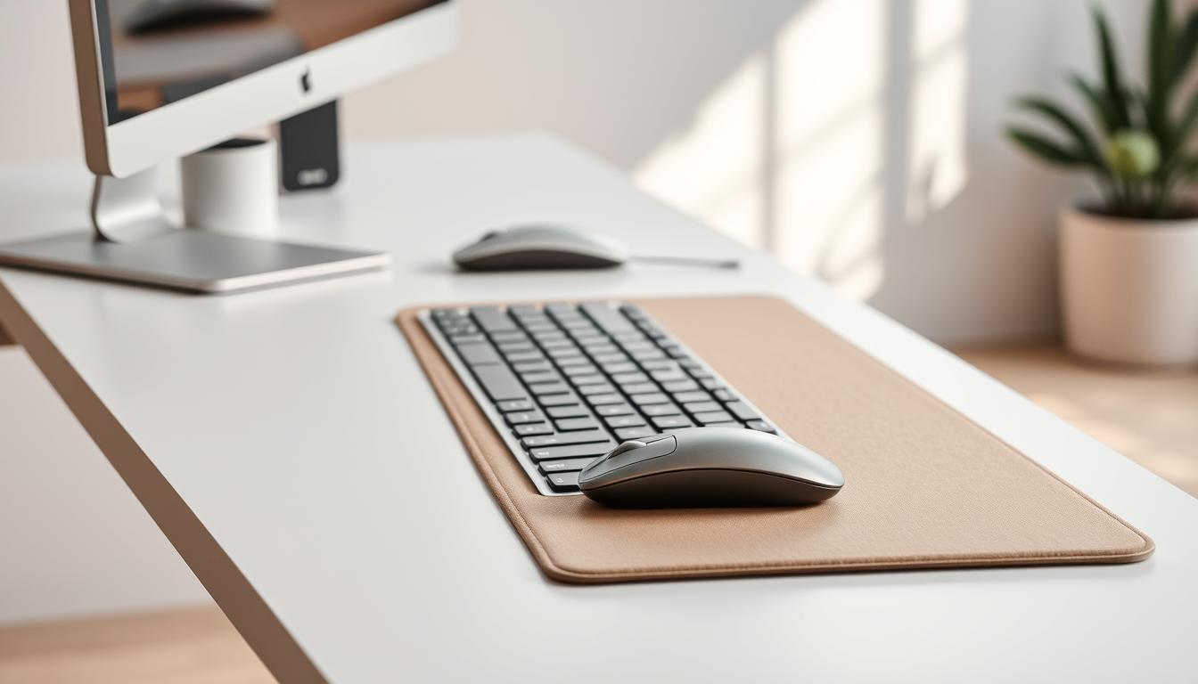 ergonomische Tastatur- und Mausauflagen