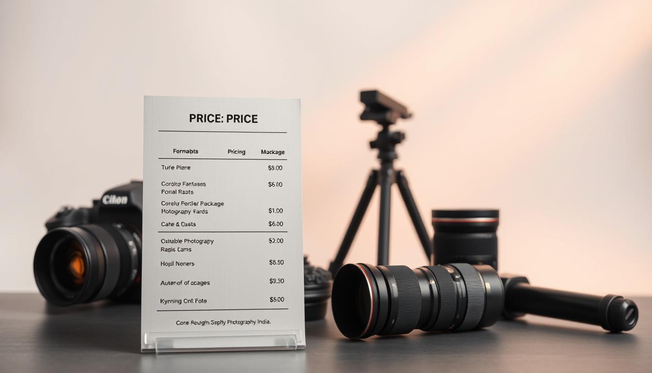 photography pricing structures