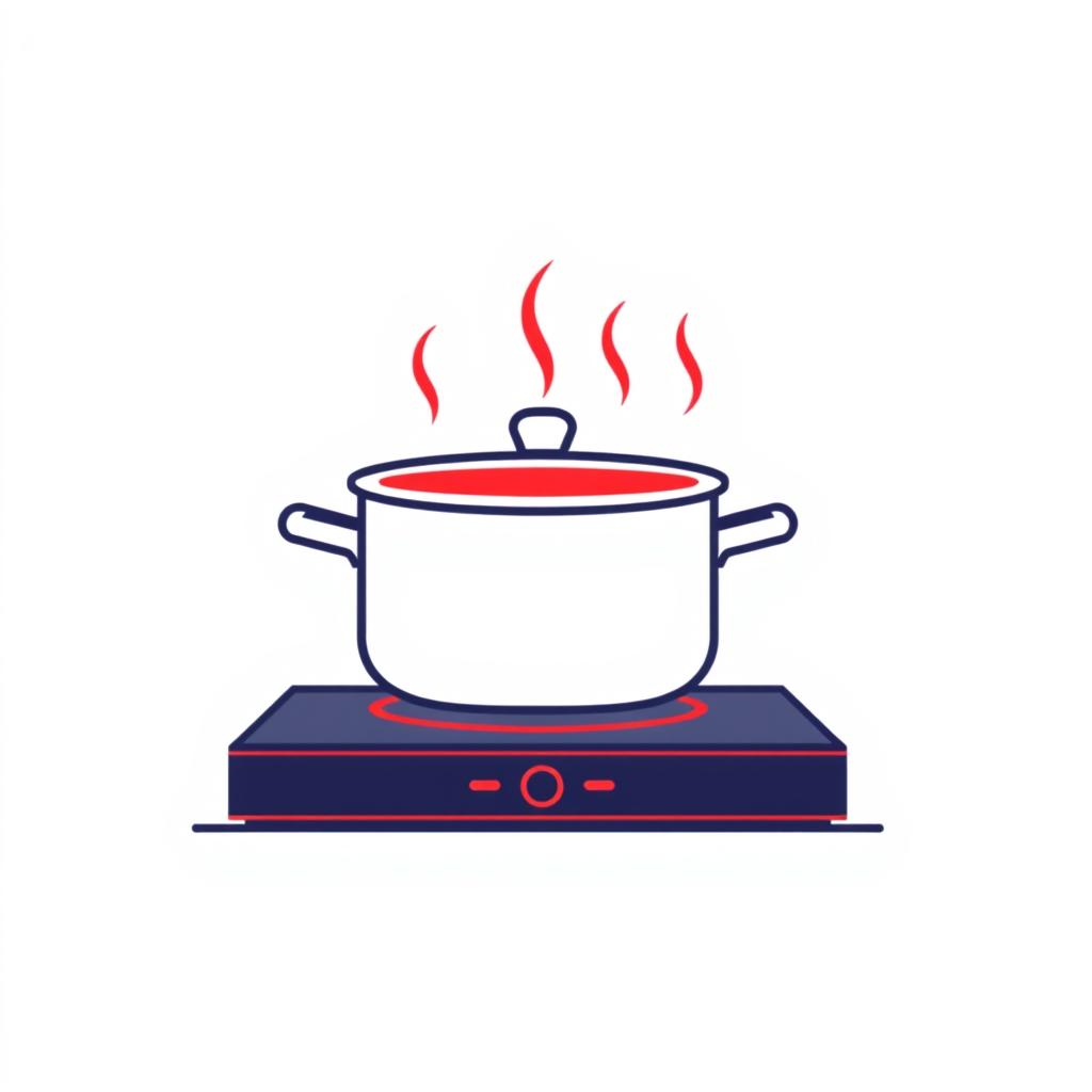 CUCKOO Twin Pressure Rice Cooker 10-Cup 14 Icon representing the CUCKOO Twin Pressure Rice Cooker's induction heating system