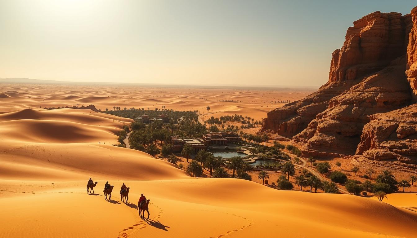 Interconnection of geography and history in the Moroccan Sahara